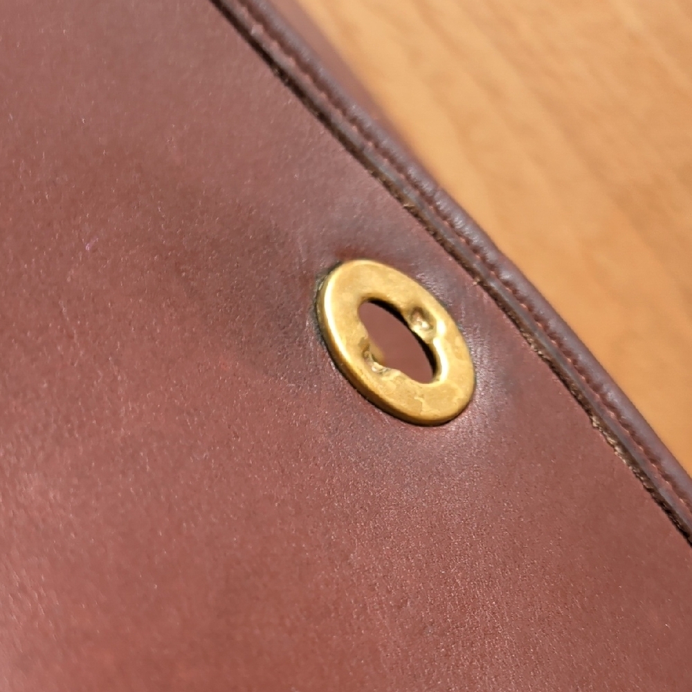 Coach Mahogany Leather Crossbody Top-Handle Bag - Picture 11 of 15
